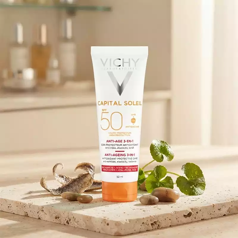 ضد آفتاب ضد چروک SPF 50+ ویشی - خرید ضد آفتاب ضد چروک SPF 50+ ویشی - قیمت ضد آفتاب ضد چروک SPF 50+ ویشی - بررسی ضد آفتاب ضد چروک SPF 50+ ویشی